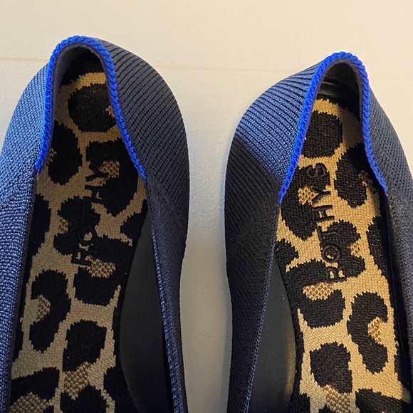 Rothy's Black and Blue Loafers - Picture 2 of 6